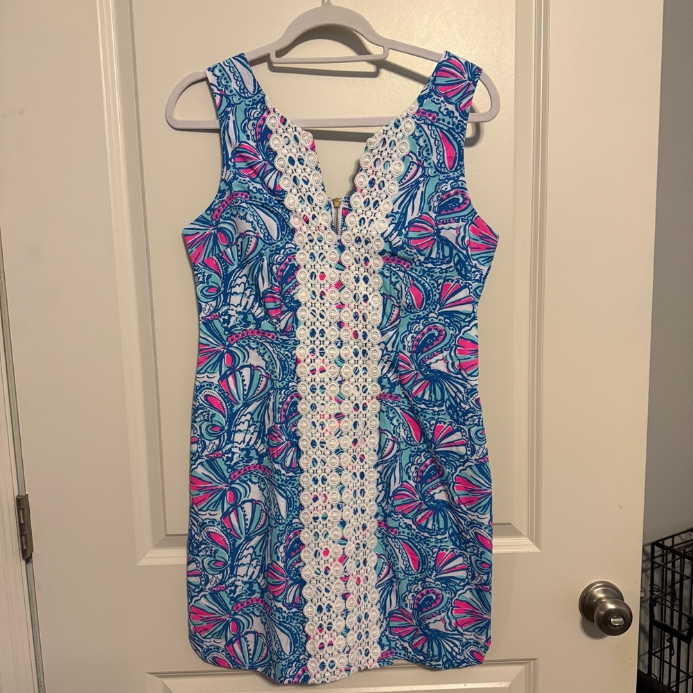 Lilly Pulitzer for Target Blue and Pink Mini Dress